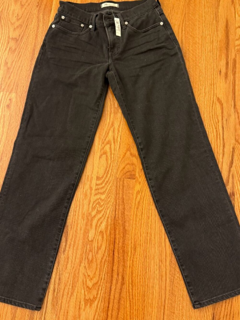 Madewell Women's Black and Grey Jeans